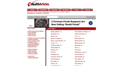 Desktop Screenshot of e-healtharticles.com