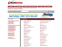 Tablet Screenshot of e-healtharticles.com
